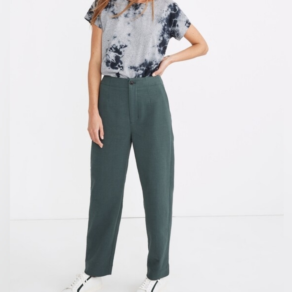 Madewell Cocoon Pants in Dark Palm Size 29 New
